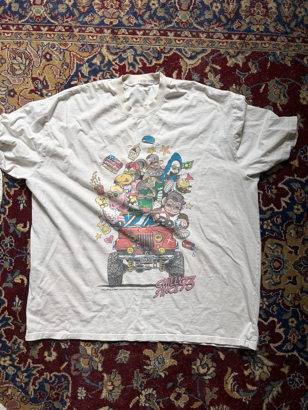 BRANDY MELVILLE Rare John Galt chill since ‘93 Short sleeve Men’s oversized tee
